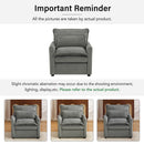 Modern Single Seat Accent Chair With Side Storage Pockets by HouseOfZazla