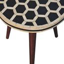 Inlay Bone Tripod Stool - Honey Caramel by HouseOfZazla