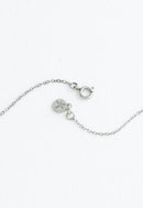 Layla Silver Cross Bar Necklace