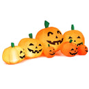 7.5 Feet Halloween Inflatable 7 Pumpkins Patch with LED Lights by LJGDeals