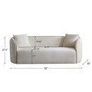 Coral - Curved Sofa, 3 Seater by HouseOfZazla