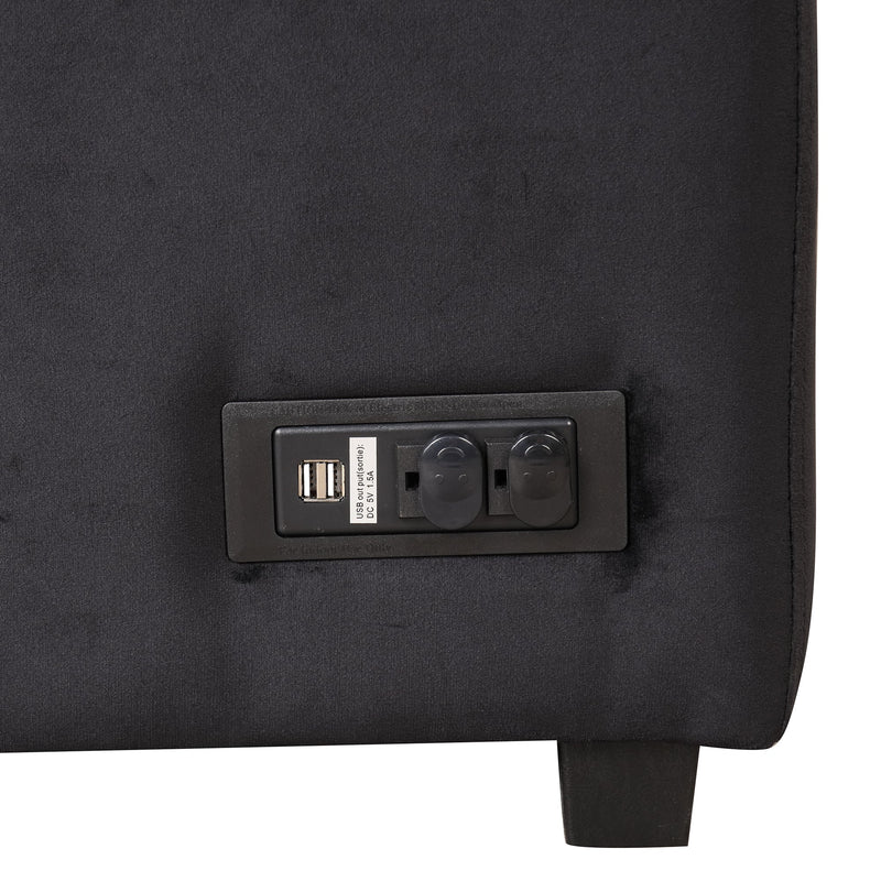 87.4" Sleeper Sofa Bed,2 in 1 Pull Out sofa bed L Shape Couch with Storage Ottoman for Living Room,Bedroom Couch and Small Apartment, Black