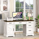 58" Farmhouse Executive Desk