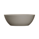 61'' Freestanding Bathtub with Overflow and Pop-up Drain