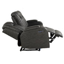 Benz - Power Recliner Set With LED Lighting And USB Charging by HouseOfZazla