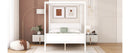 Canopy Platform Bed With Headboard And Footboard, Slat Support Leg by HouseOfZazla