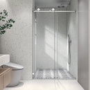 4876 Brushed Nickel Frameless Shower Door with Soft Closing by HouseOfZazla