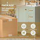 Bathroom Vanity, Modern Bathroom Cabinet With Sink Combo Set, Bathroom Storage Cabinet With A Soft Closing Door And 3 Drawers, Solid Wood Frame by HouseOfZazla