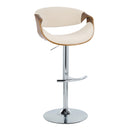 Adjustable Mid Century Barstool with Swivel Set of Two by Unique Piece Furniture