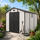 8x10 FT Plastic Outdoor Storage Shed