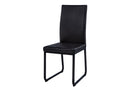 Dining Chair Side Upholstered, For Dining Room (Set of 2) - Black by Unique Piece Furniture