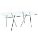 Dining Table With Transparent Surface by HouseOfZazla