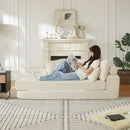 Semi Circular 2 In 1 Sofa Bed With Neck Pillow And Throw Pillows by HouseOfZazla