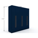 Gramercy - Free Standing Wardrobe Closet With Drawers And Shelves by HouseOfZazla
