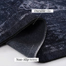 Maval - 8' X 10' Area Rug Washable - Black / Gray