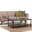 Skyler - Coffee Table - Dark Cognac Brown by HouseOfZazla