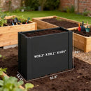 Patio Planter Box, Raised Garden Bed by HouseOfZazla