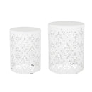 Outdoor Metal Modern Design End Table by HouseOfZazla