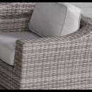 Swivel Patio Chair With Luxurious Cushions Perfect For Outdoor Relaxation (Set of 2) - Gray Mix by HouseOfZazla