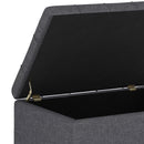 Harrison - Upholstered Coffee Table Storage Ottoman by Unique Piece Furniture