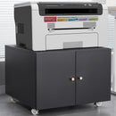 Office Furniture Copier Cabinet 2 Door Steel Copier Stand Mobile Pedestal File Printer Stand by HouseOfZazla