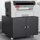 Office Furniture Copier Cabinet 2 Door Steel Copier Stand Mobile Pedestal File Printer Stand by Unique Piece Furniture