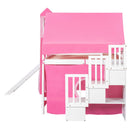 Loft Bed With Tent And Tower by HouseOfZazla