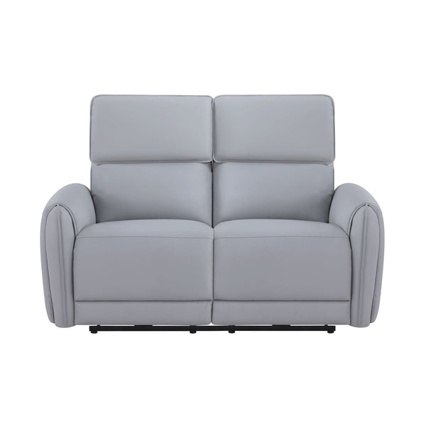 Jeromie - Power Motion Loveseat With USB Port - Gray