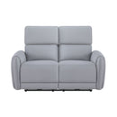 Jeromie - Power Motion Loveseat With USB Port - Gray