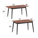 Lanae - 5 Piece Dining Room Set - Natural / Black by Unique Piece Furniture