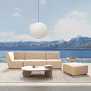 Cleo - Modular Upholstered Deep Seating Patio Armless Loveseat by HouseOfZazla