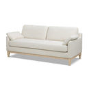 Pasadena 75.5" Modern Farmhouse Sofa in Flax