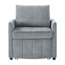 Upholstered Convertible Sleeper Sofa With 5 Position Backrest, Side Pockets, Storage by Unique Piece Furniture
