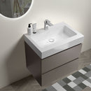 Alice - Bathroom Vanity With Sink, Large Storage Wall Mounted Floating Bathroom Vanity For Modern Bathroom, One-Piece Sink Basin Without Drain And Faucet by HouseOfZazla