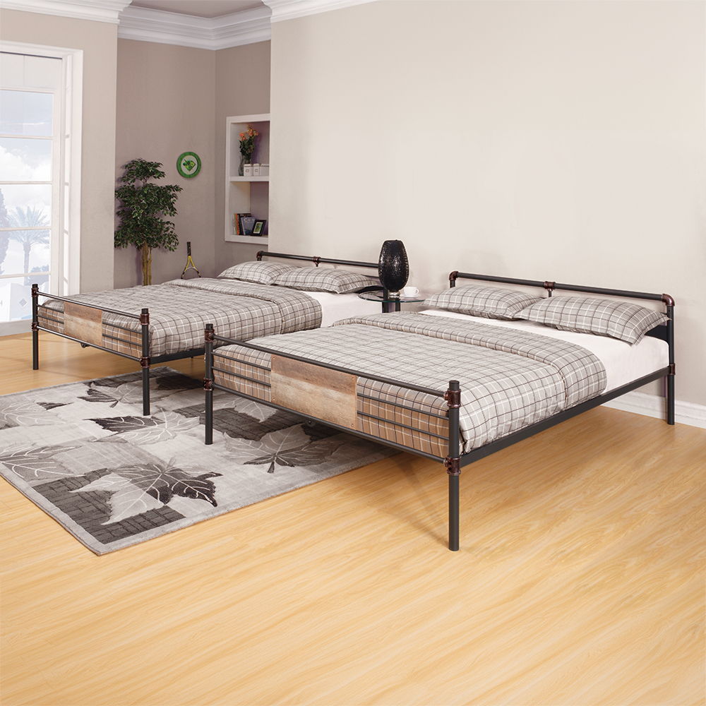 Brantley - Double Queen Bunk Bed - Sandy Black & Dark Bronze Hand-Brushed, photo 4 of 4
