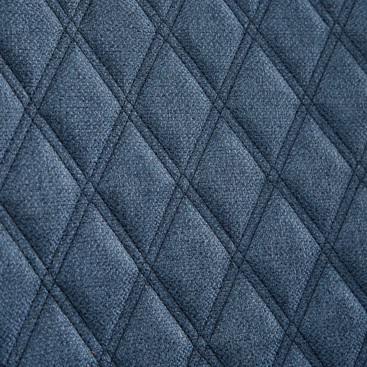 Accent Chair With Quilted Back And Silver Studs - Dark Blue, photo 7 of 7