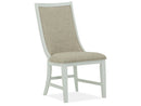 Heron Cove - Upholstered Host Side Chair (Set of 2) - Dark Brown