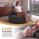 55-Inch Extra-Large Cloud-Shaped Sofa Chair
