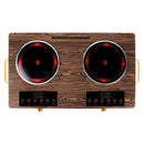 7000W Double Ceramic Electric Cooktop with 11 Power Levels & Timer