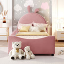 Upholstered Daybed With Rabbit Ear Shaped Headboard by HouseOfZazla