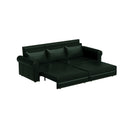 3 In 1 Convertible Sleeper Sofa With Nailhead Trim & Rolled Arm by HouseOfZazla