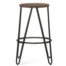 Simeon - Multifunctional Metal Stool With Wood Seat by Unique Piece Furniture