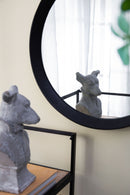 Transitional Decor Style Wall Mirror Decor With Frame For Bathroom by HouseOfZazla
