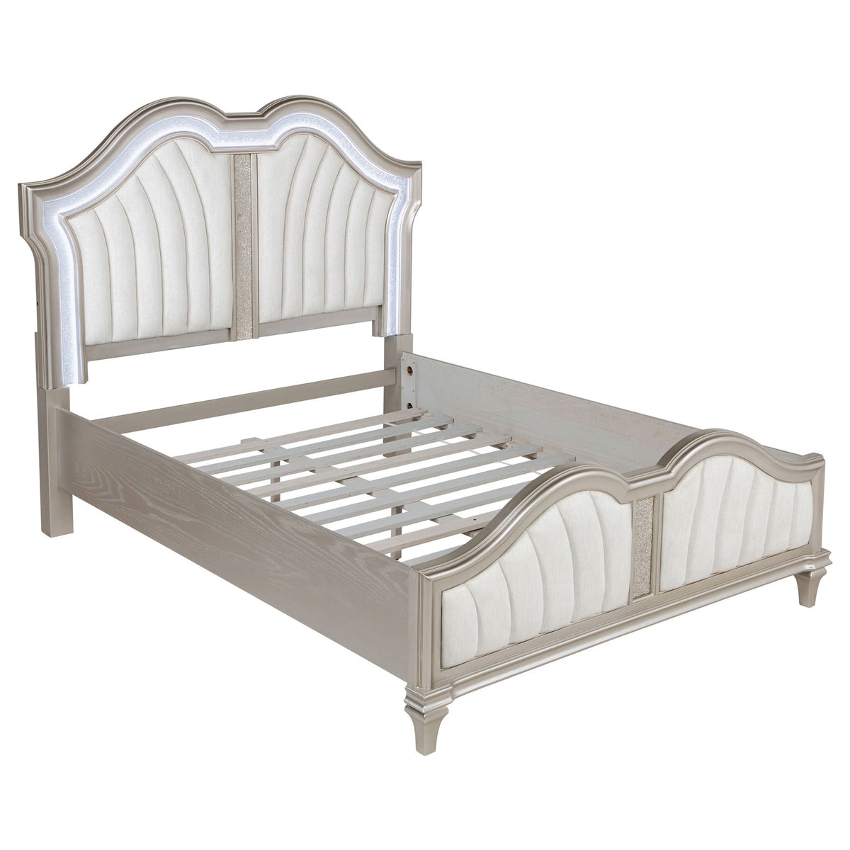 Evangeline 4-piece Queen Bedroom Set Silver Oak, photo 6 of 7