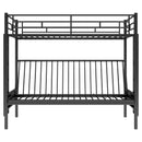 Twin Over Full Bunk Bed, Multifunction - Black by HouseOfZazla