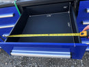Garage Storage Cabinets With Workbench (With 20 Drawers) - Blue by HouseOfZazla