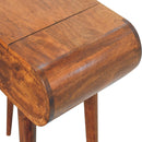 Mini Round Fold Vanity - Chestnut by Unique Piece Furniture
