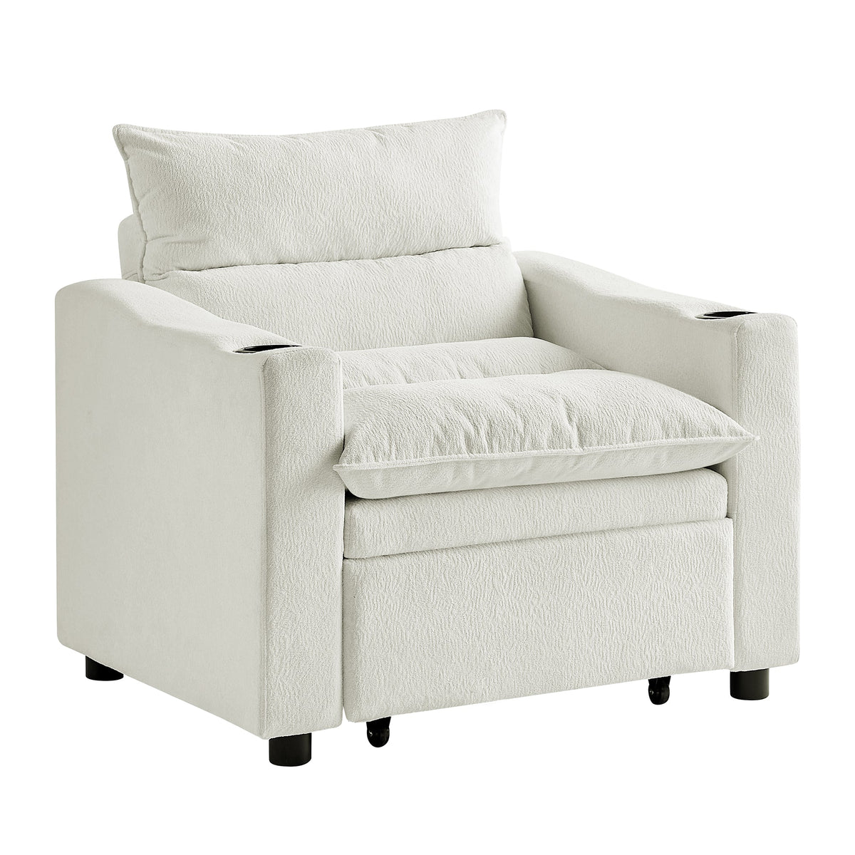 Sleeper Sofa Chair Bed - Convertible 3-in-1 Design, photo 8 of 10