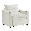 Sleeper Sofa Chair Bed - Convertible 3-in-1 Design