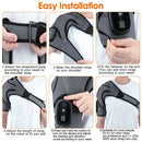 Cordless Shoulder Heating Pad Rechargeable Heated Shoulder Wrap MassagerÊShoulder Brace Supports with 3 Heating Levels 3 Vibration Modes for Left Righ